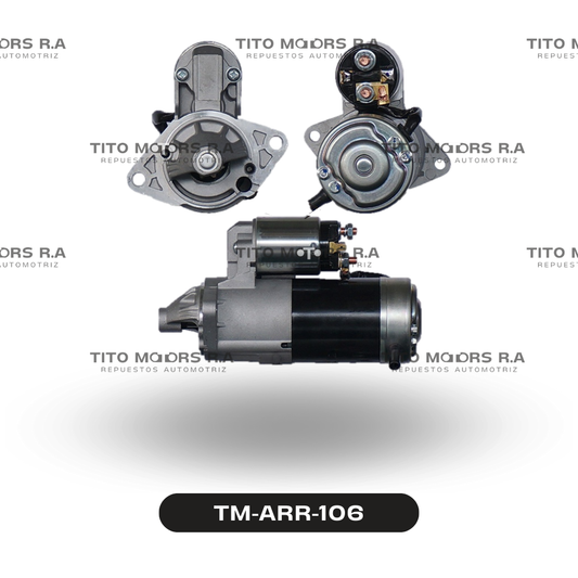 Arranque Suzuki XL7 - Suzuki Sidekick (Mod. 1991-1998; 1.6 L / 1.8 L) / Samurai / Vitara / Tracker (1.6 L; Mod. 1991-1998) (12 V; 8 D; SISTEMA MITSUBISHI PMGR) – TM-ARR-106