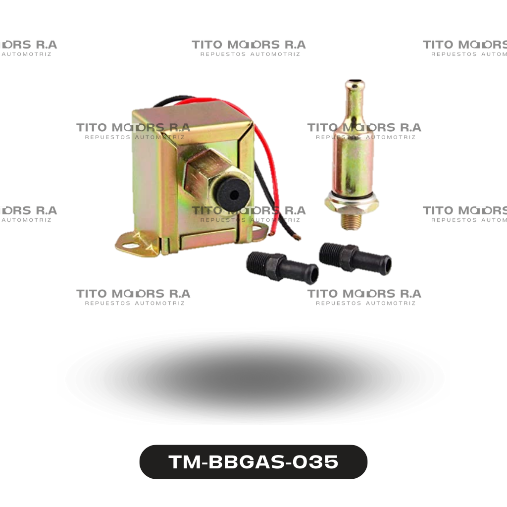 Bomba de Gasolina Eléctrica Externa Carburador  (Universal; Tipo FACET; 24 V)  – TM-BBGAS-035